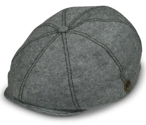 Goorin Bros Made in USA Gabe Chambray Newsboy Cap