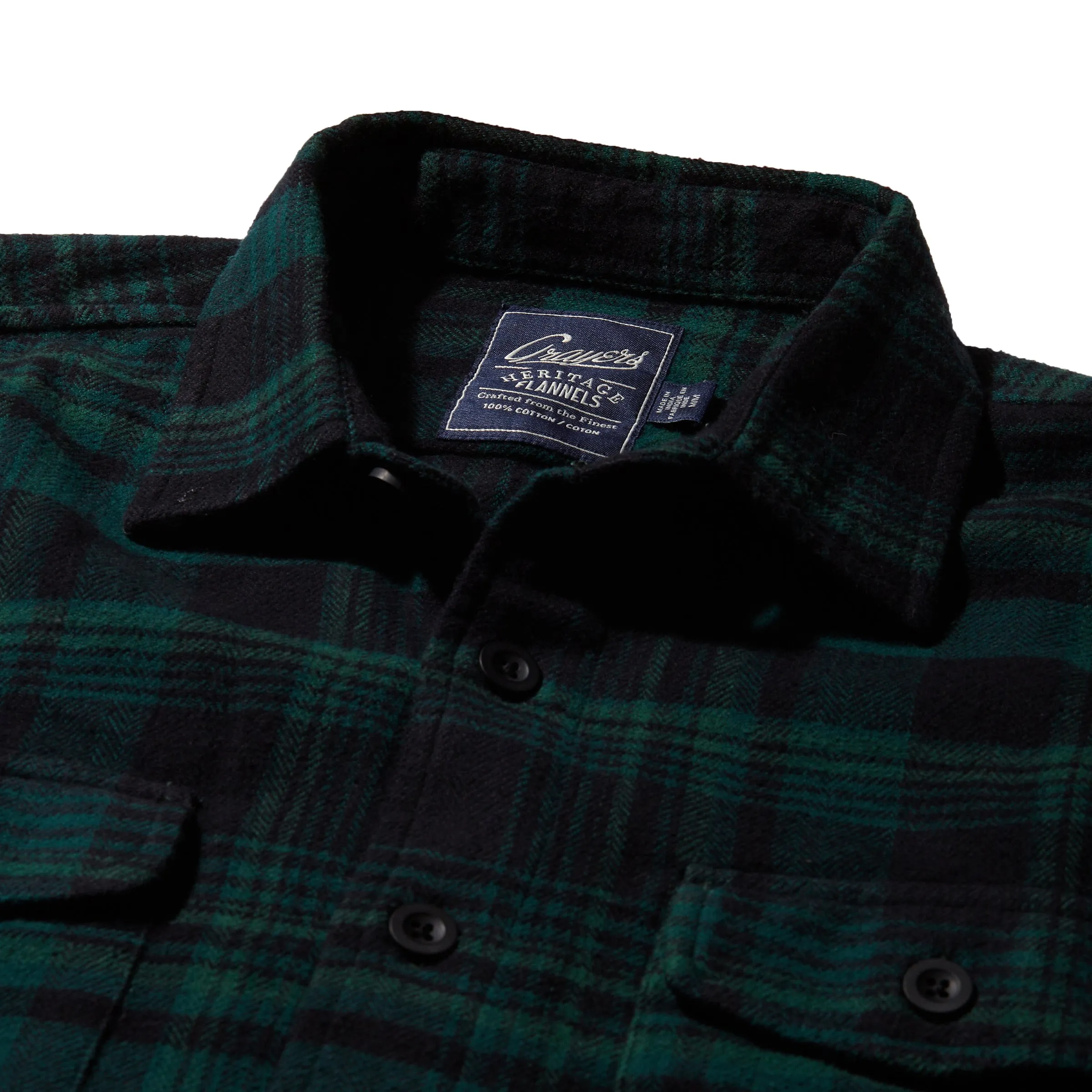 Herringbone Heritage Flannel - Sycamore Green