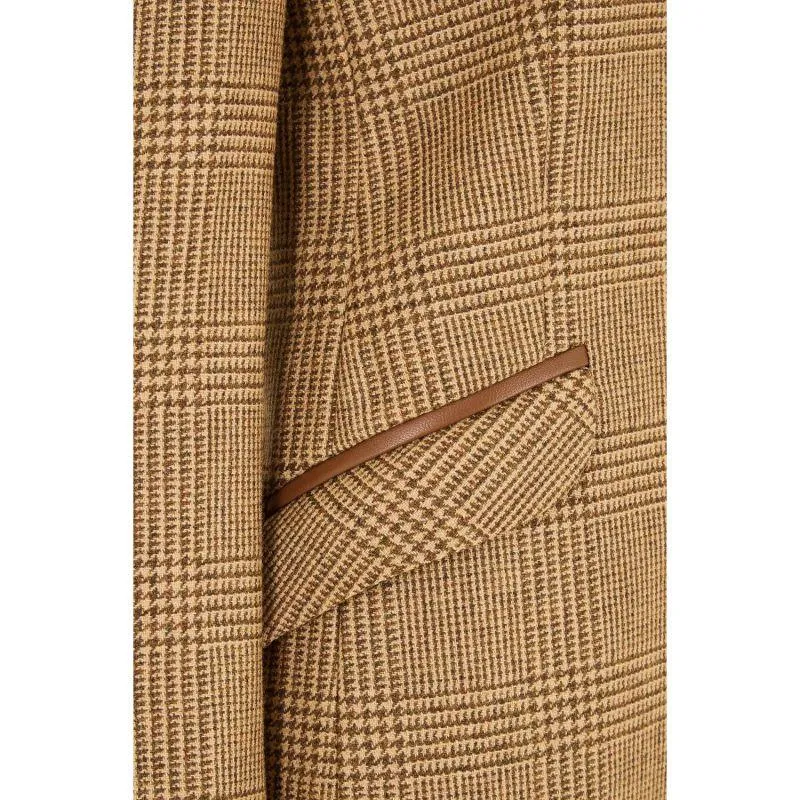 Holland Cooper Kempton Ladies Tweed Coat - Tawny