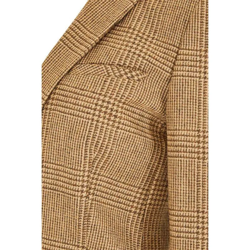 Holland Cooper Kempton Ladies Tweed Coat - Tawny