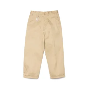 Human Made Wide Cropped Pants Beige