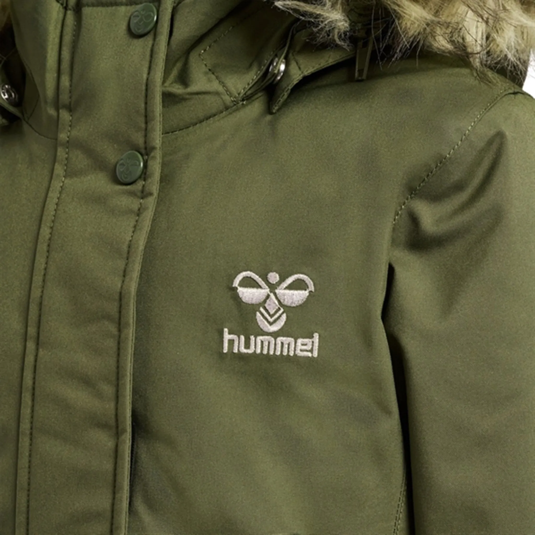 Hummel Coat Alma Tex Olive Night