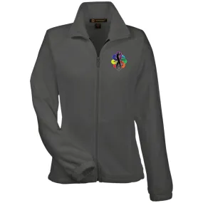 Infinity Snake of B-Mwelo(chakra) Women's Fleece Jacket