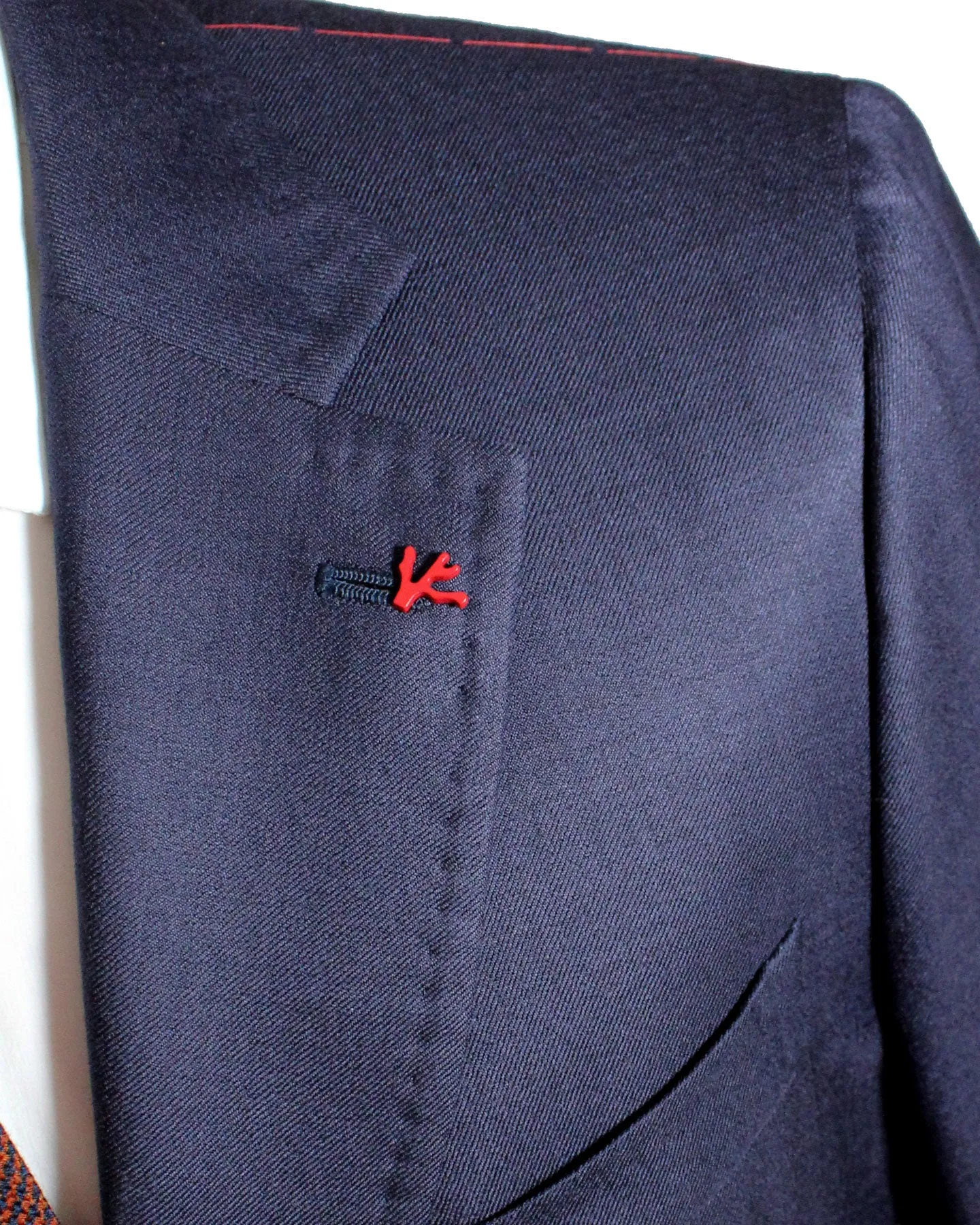 Isaia Sport Coat Dark Blue - Cashmere Silk EU 50/ US 40