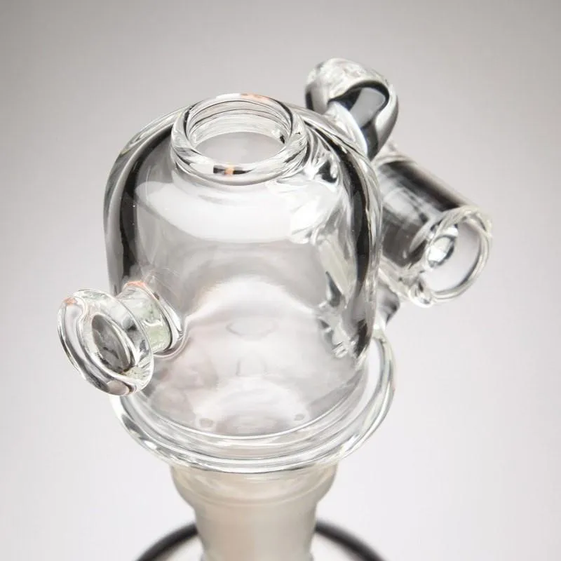 J-Red Glass | Hatched Vapor Dome