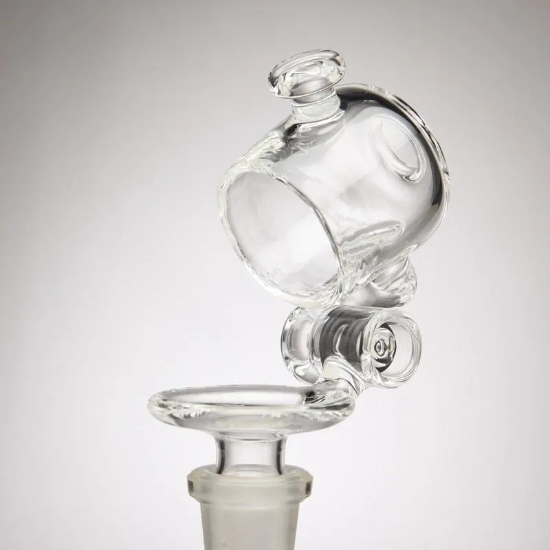 J-Red Glass | Hatched Vapor Dome