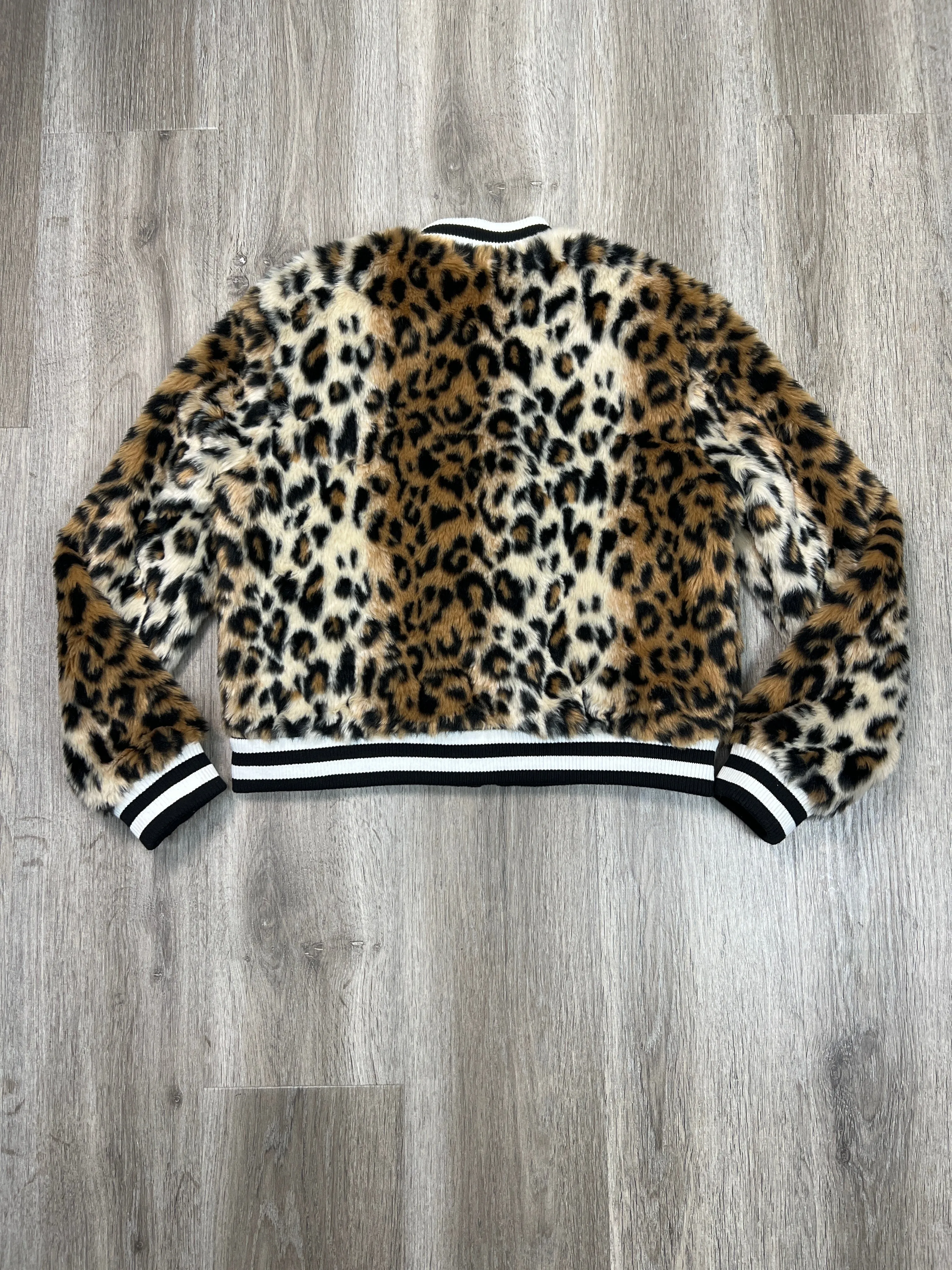 Jacket Faux Fur & Sherpa By Jack By Bb Dakota In Animal Print, Size: M