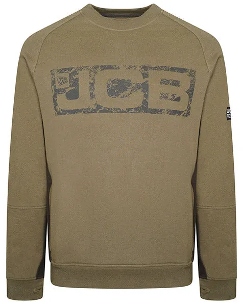 JCB Workwear Trade Crew Neck Sweatshirt Jumper JCB Branded