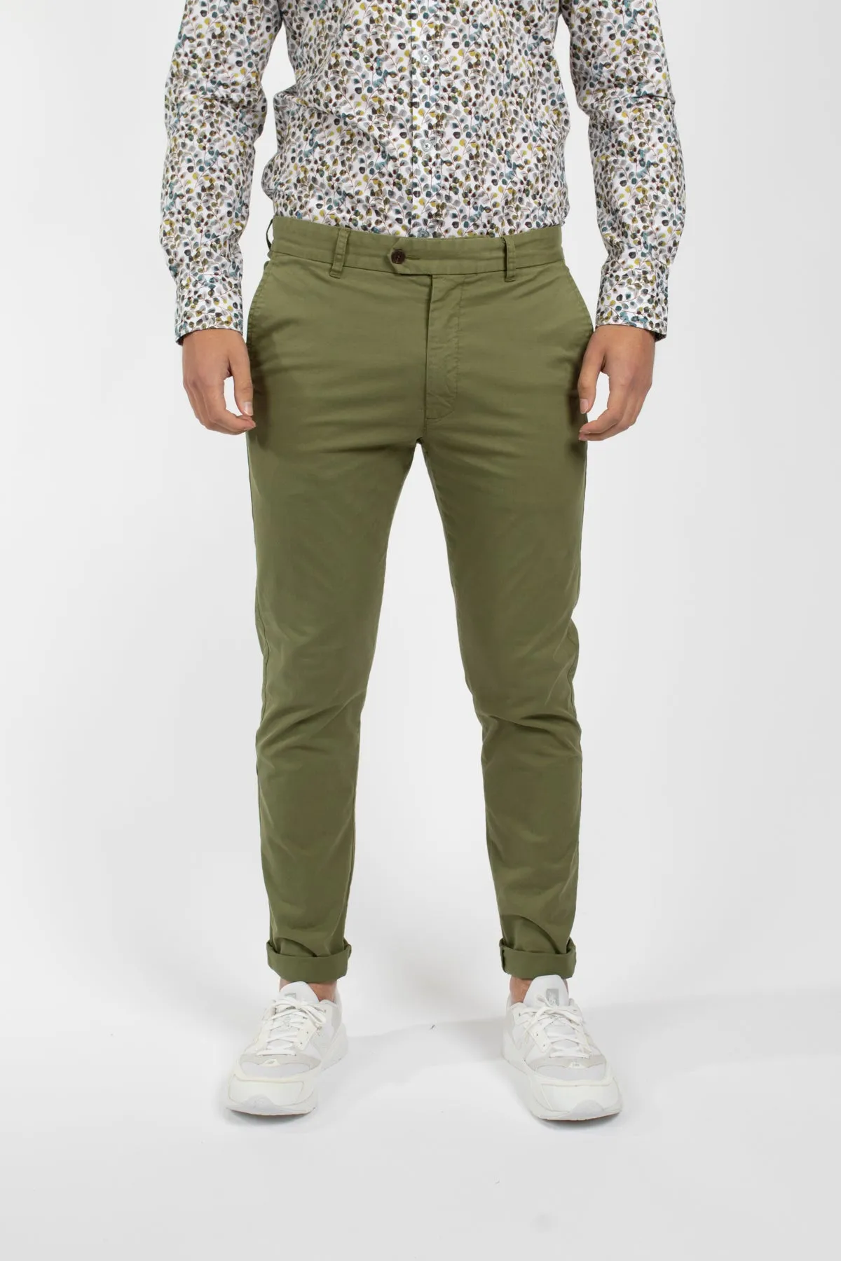 Kelp Cotton Chino Pant