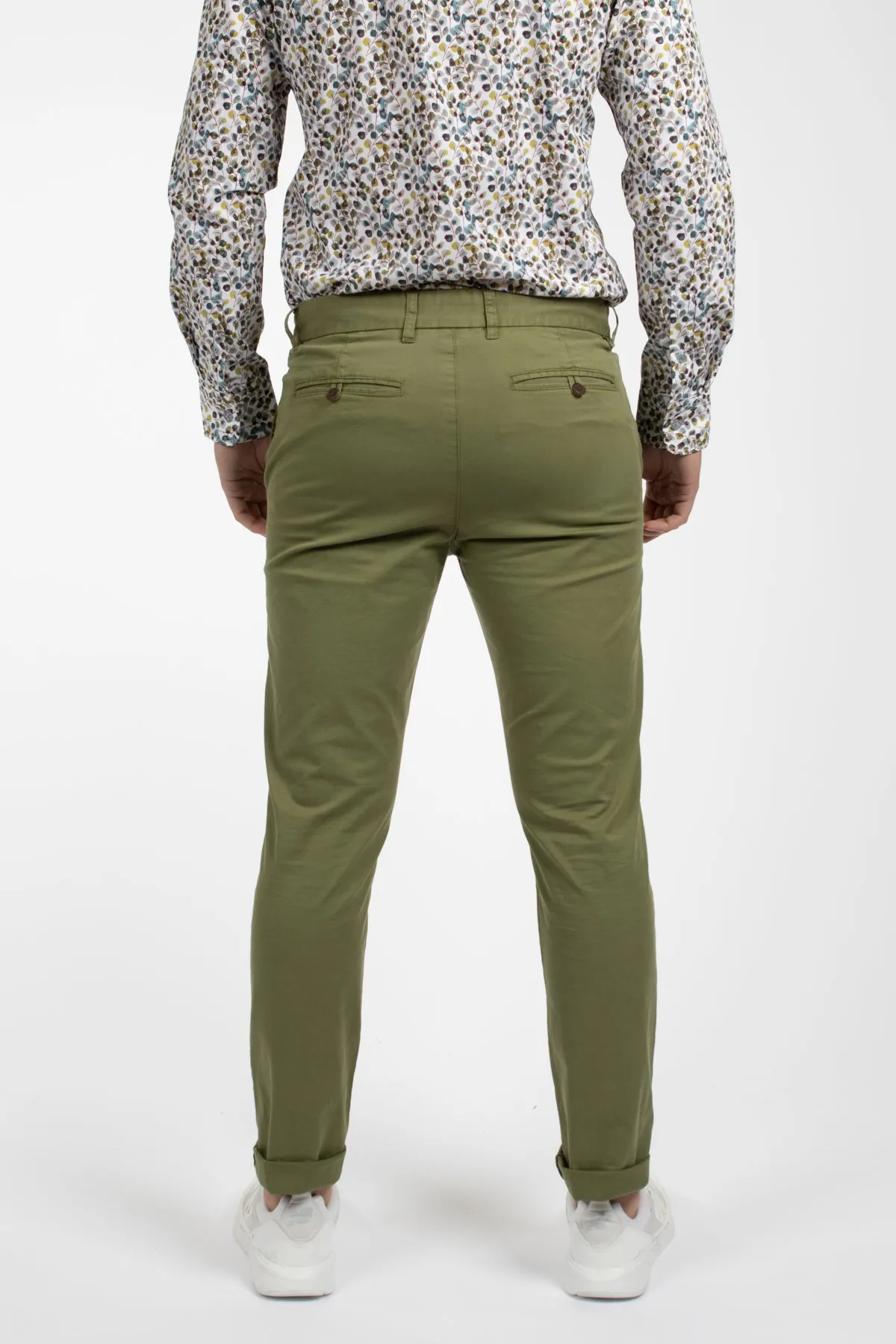 Kelp Cotton Chino Pant