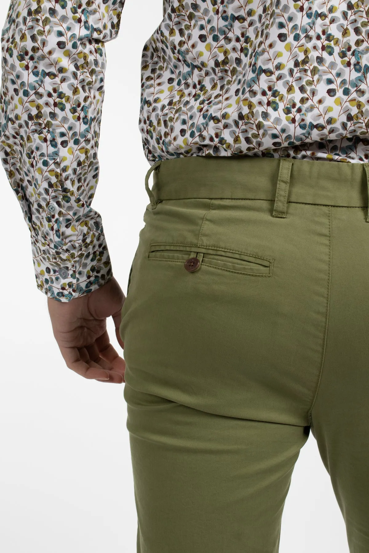 Kelp Cotton Chino Pant