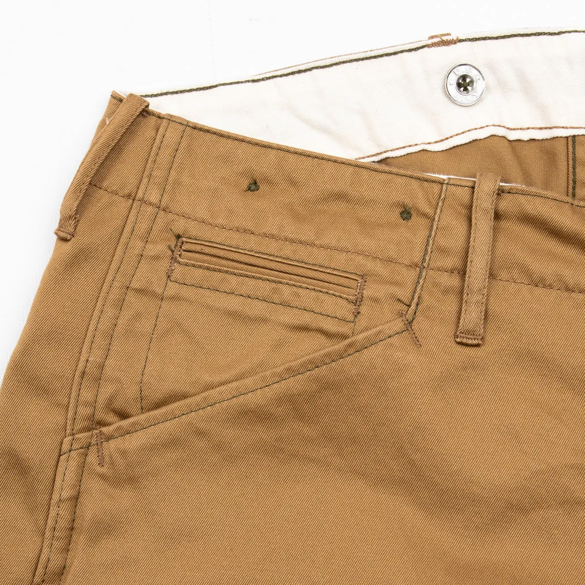 Khaki Chino Sheriff Breeches - Field Beige