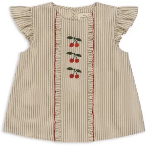 Konges Sløjd Tea Stripe Ellie Frill Top