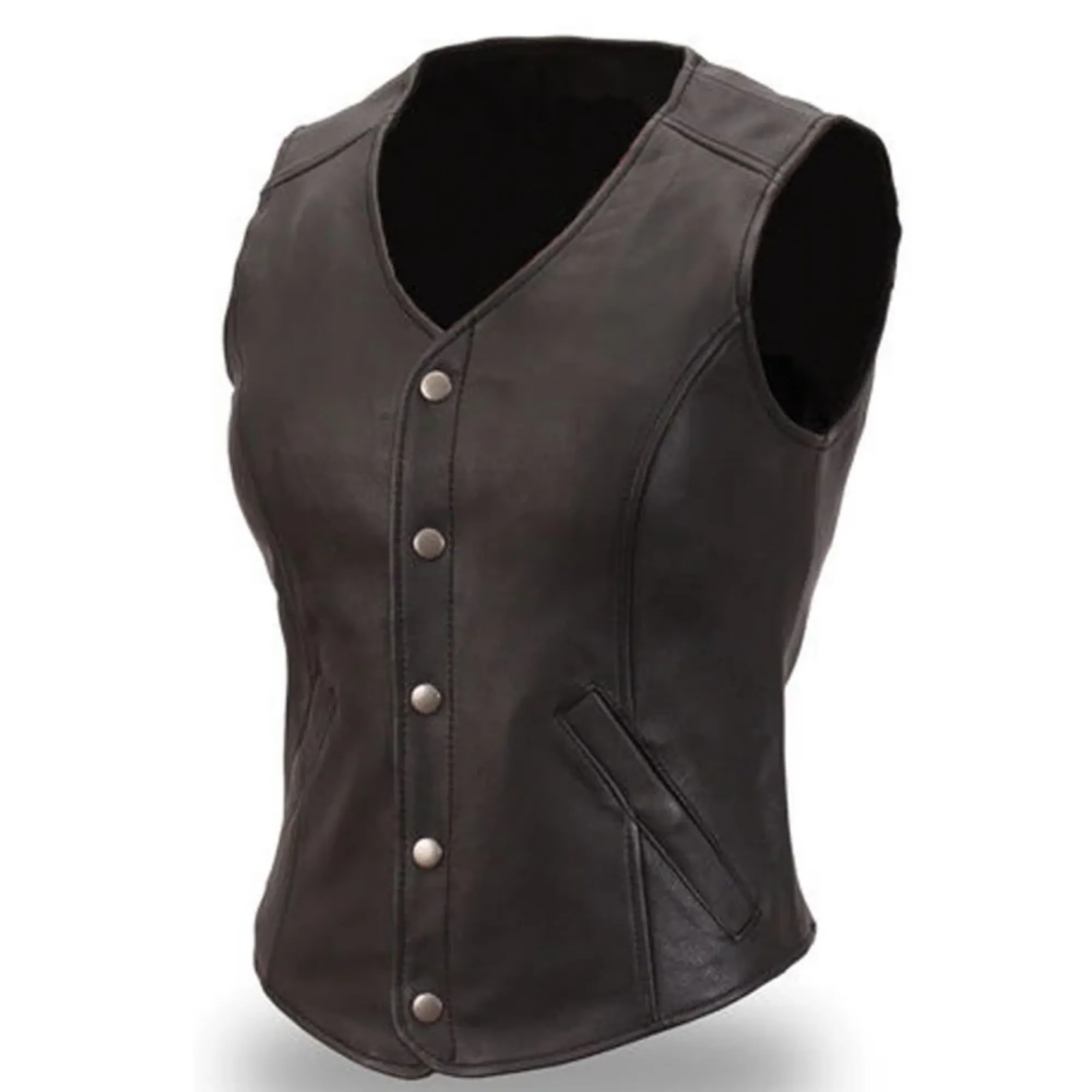 Ladies Leather Vest