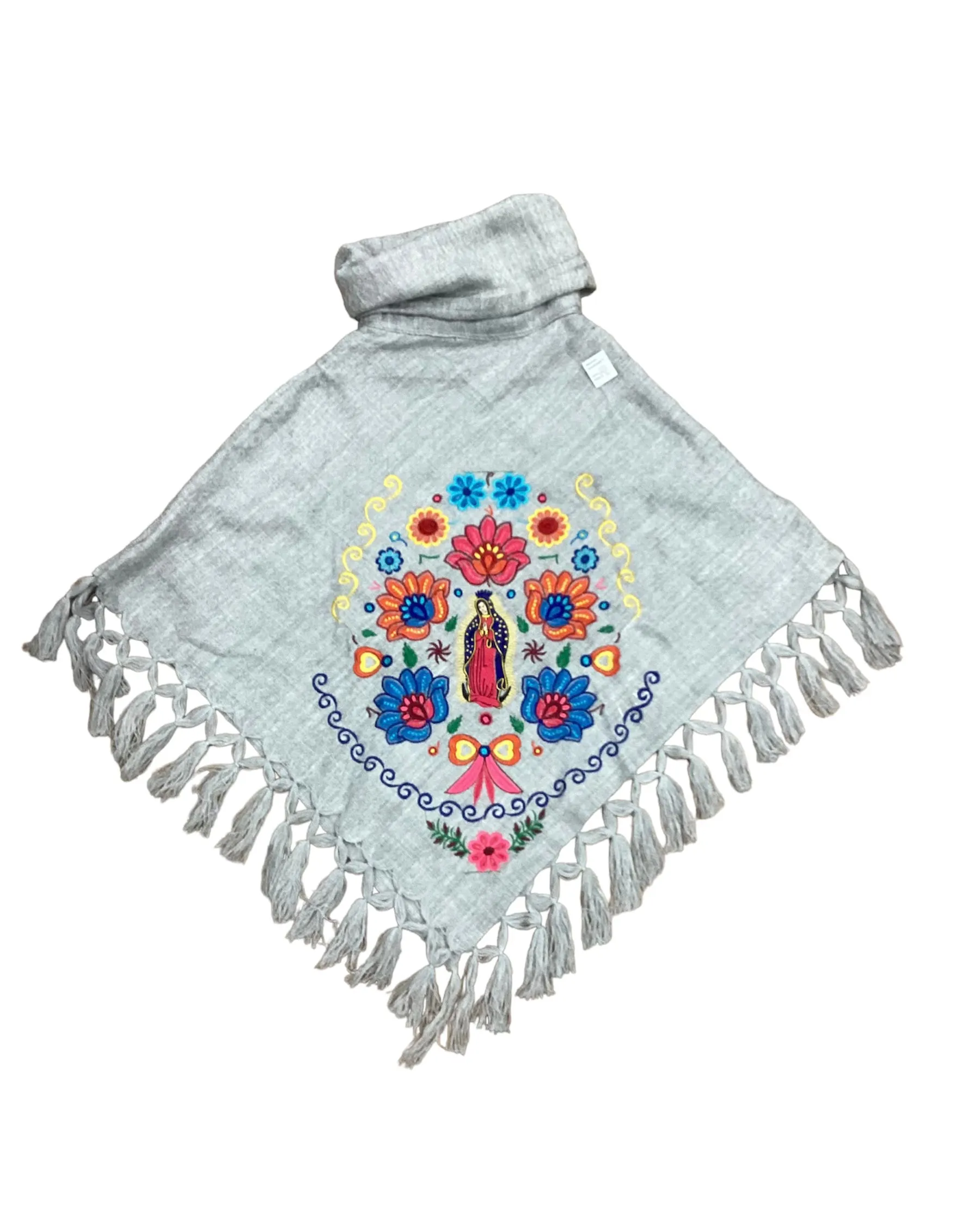 Lady of Guadalupe Poncho Gray