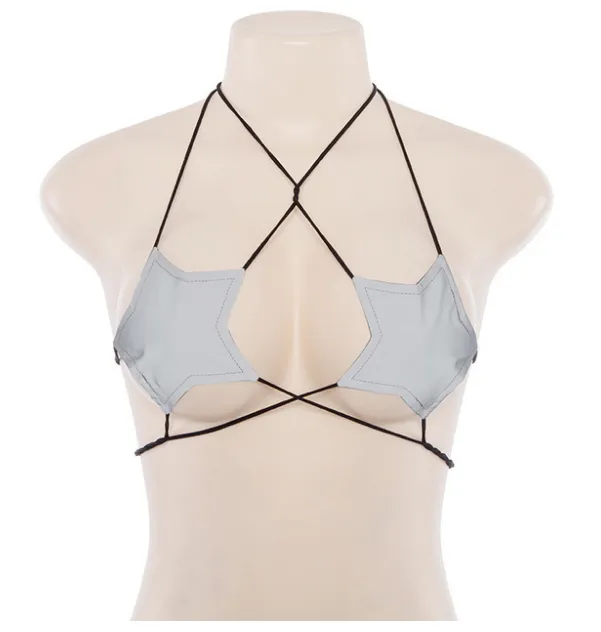 Latex Star Bralette