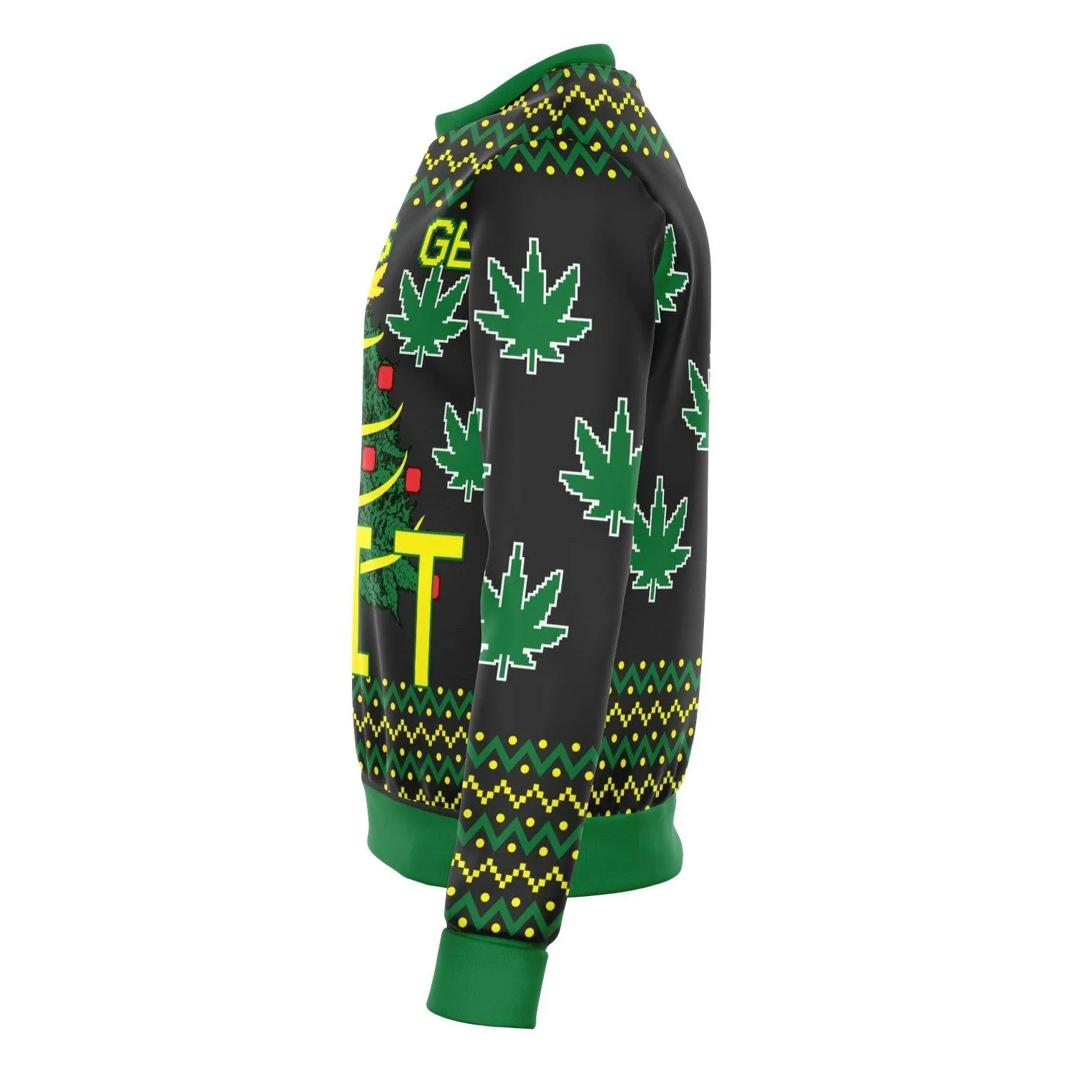 Let's Get Lit Funny Ugly Christmas Sweater