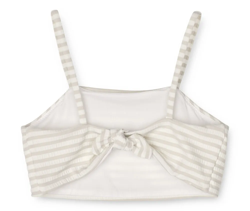 Liewood Lucette Seersucker Bikini | Stripes Crisp White /Sandy