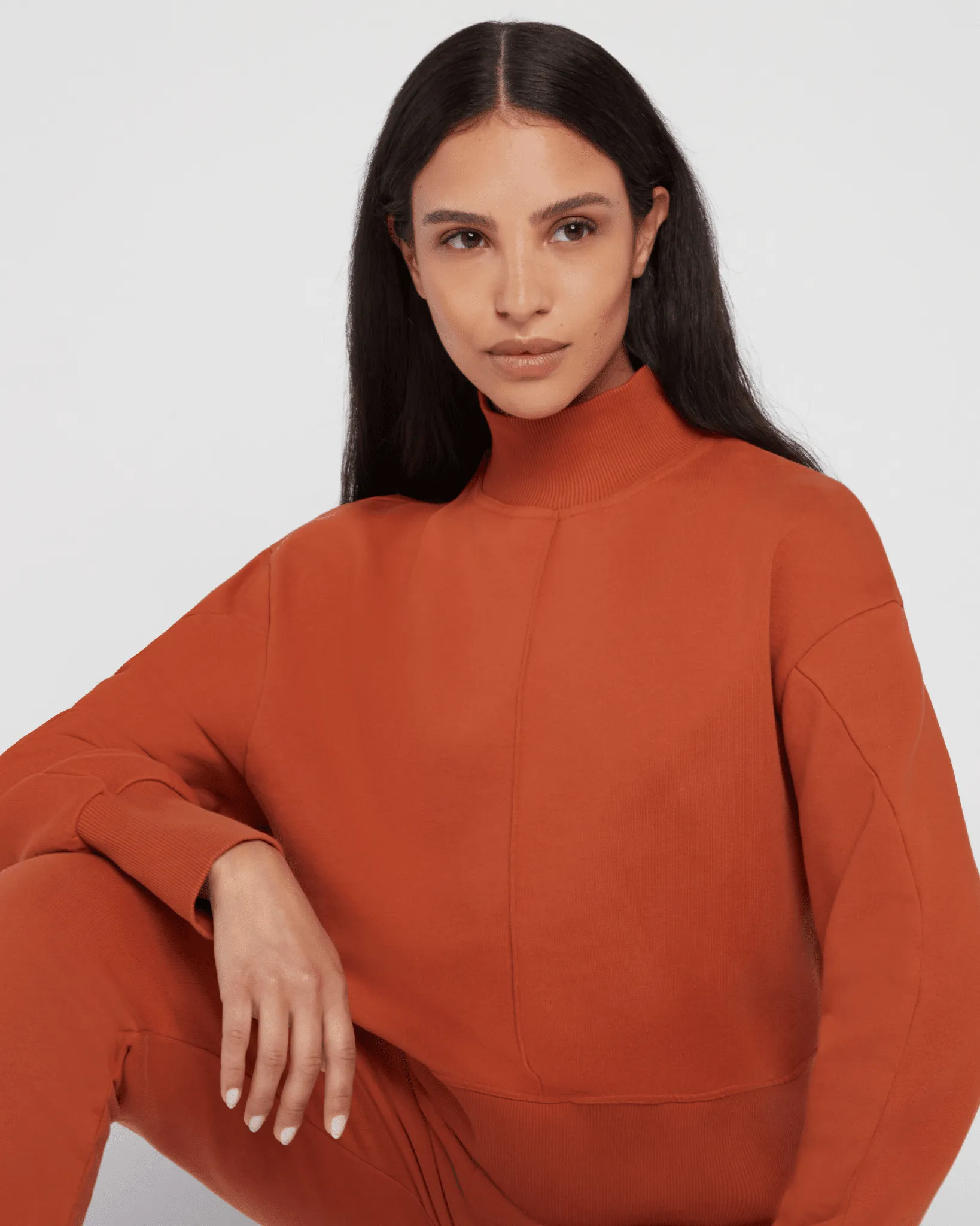 Mahany Crop Sweater - Copper