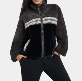 Marlene Sherpa Jacket Heritage Braid