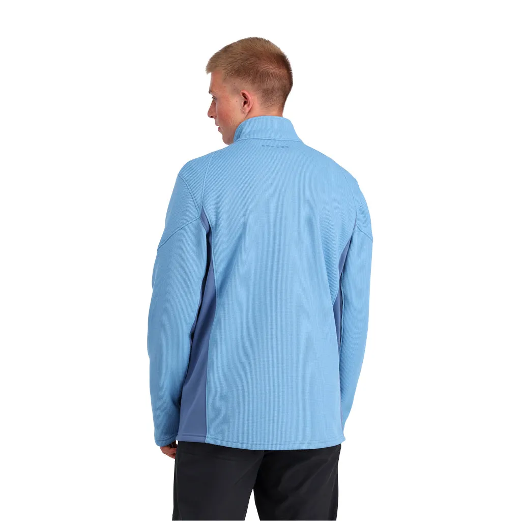 Mens Bandit Hybrid Full Zip - Chambray