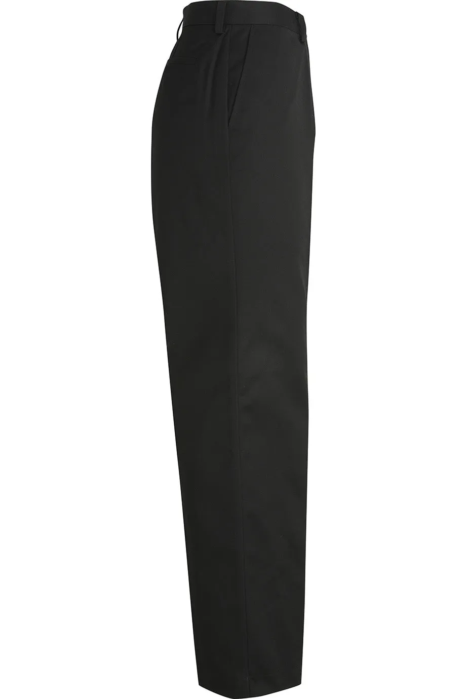 Men's Black Utility Flat Front Chino Pant