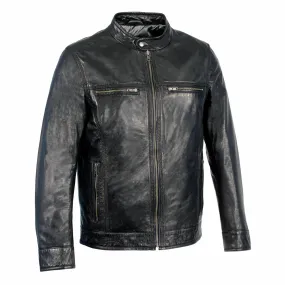 Milwaukee Leather SFM1865 Men's Black Classic Fashion Leather Jacket