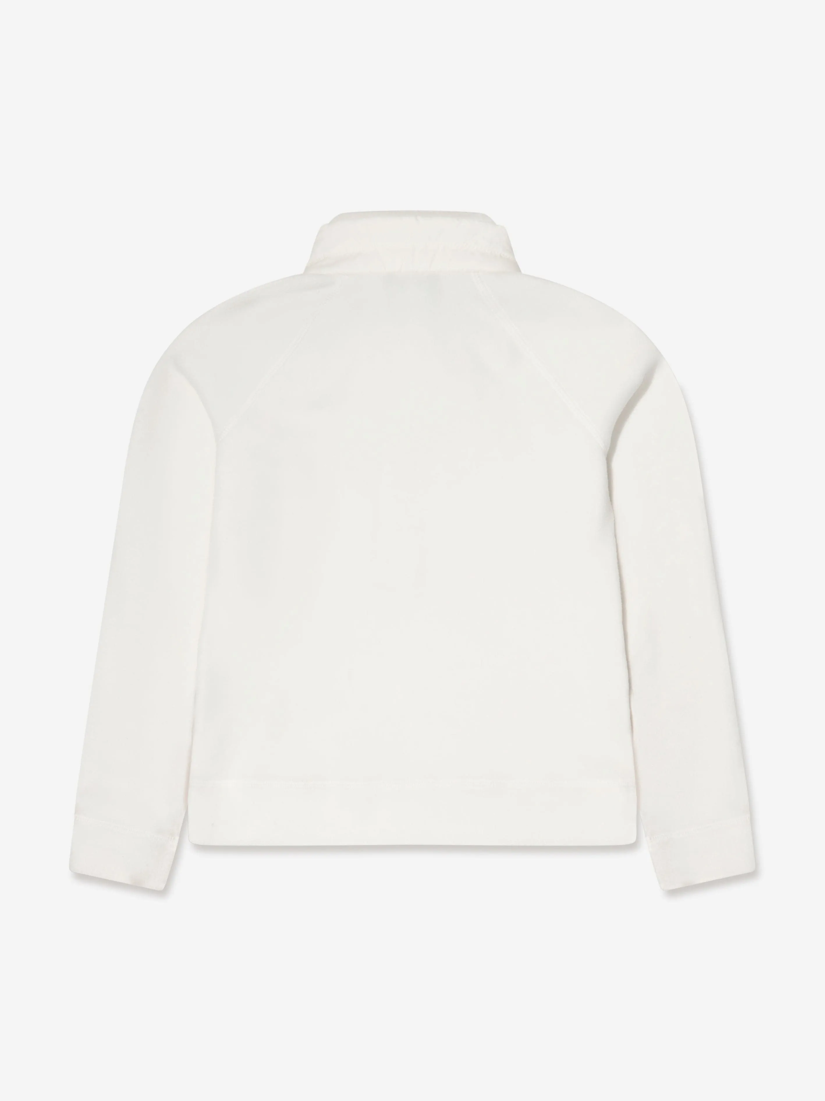 Moncler Enfant Moncler Grenoble Kids Half Zip Ski Sweatshirt in White