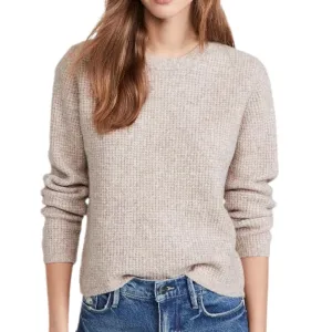 Nadie Long Sleeve Sweater - Oat.