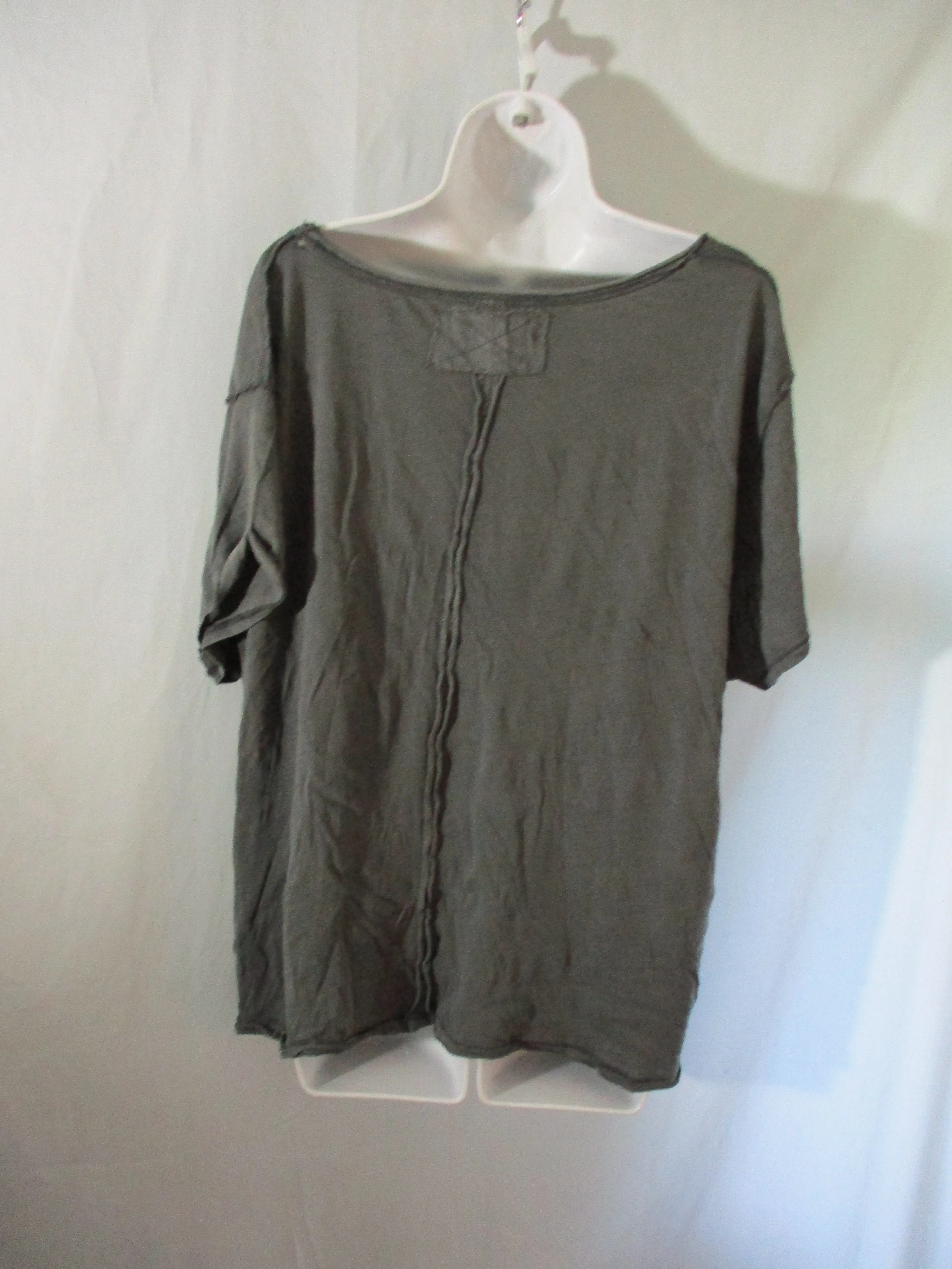 NEW WE THE FREE PEOPLE Tee 100% Cotton T-Shirt Top XL  GRAY