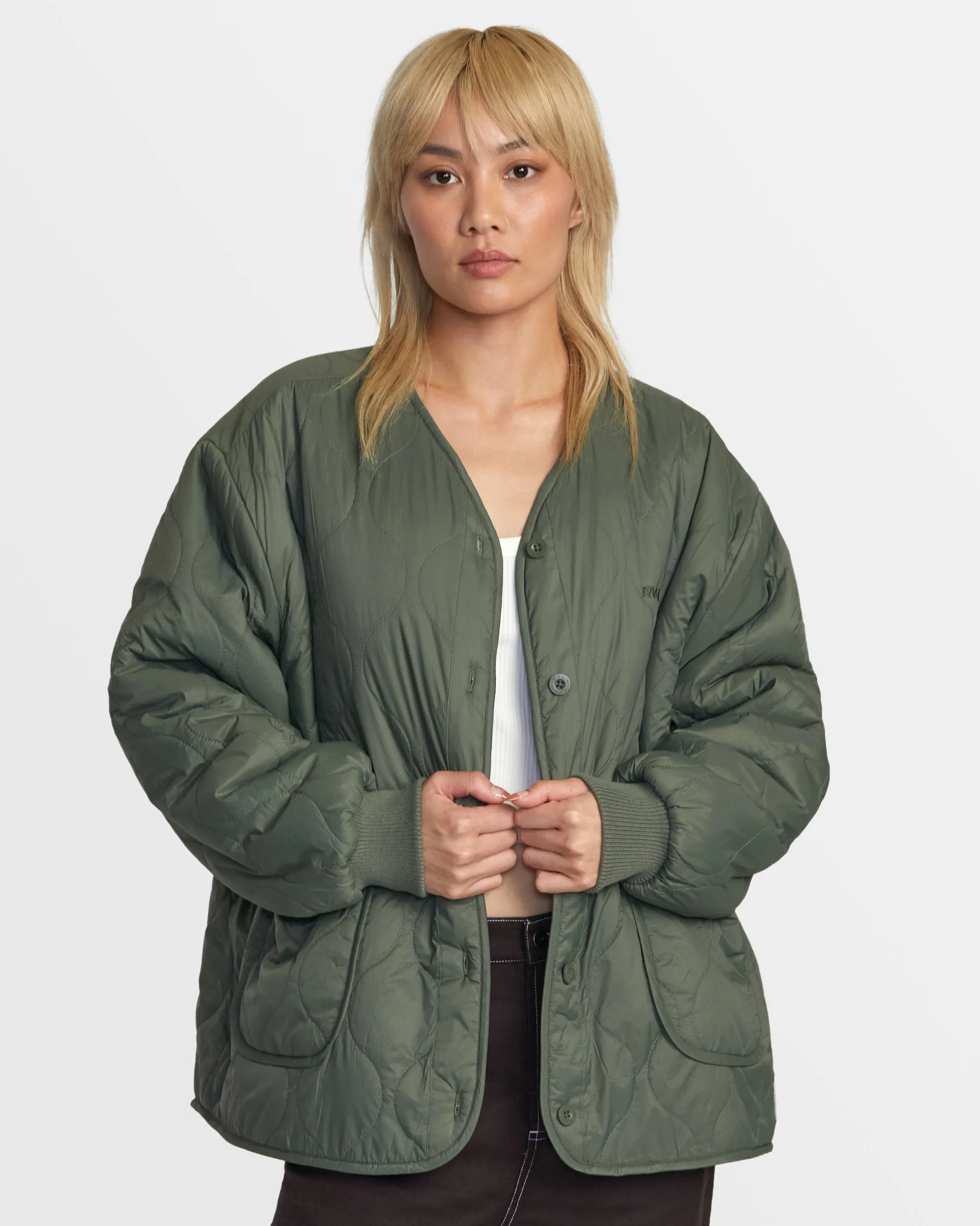 Non Negotiable Reversible Jacket - Olive