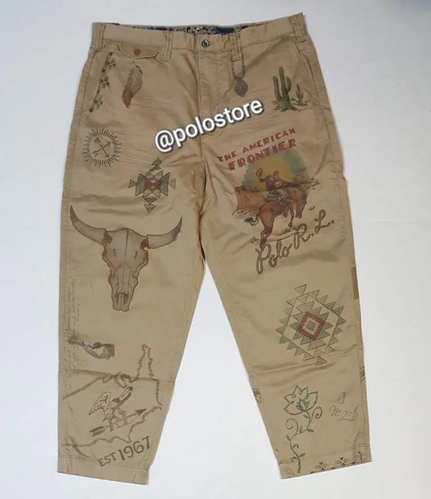 Nwt Polo Ralph Lauren Khaki American Frontier Chino Classic Fit Pants