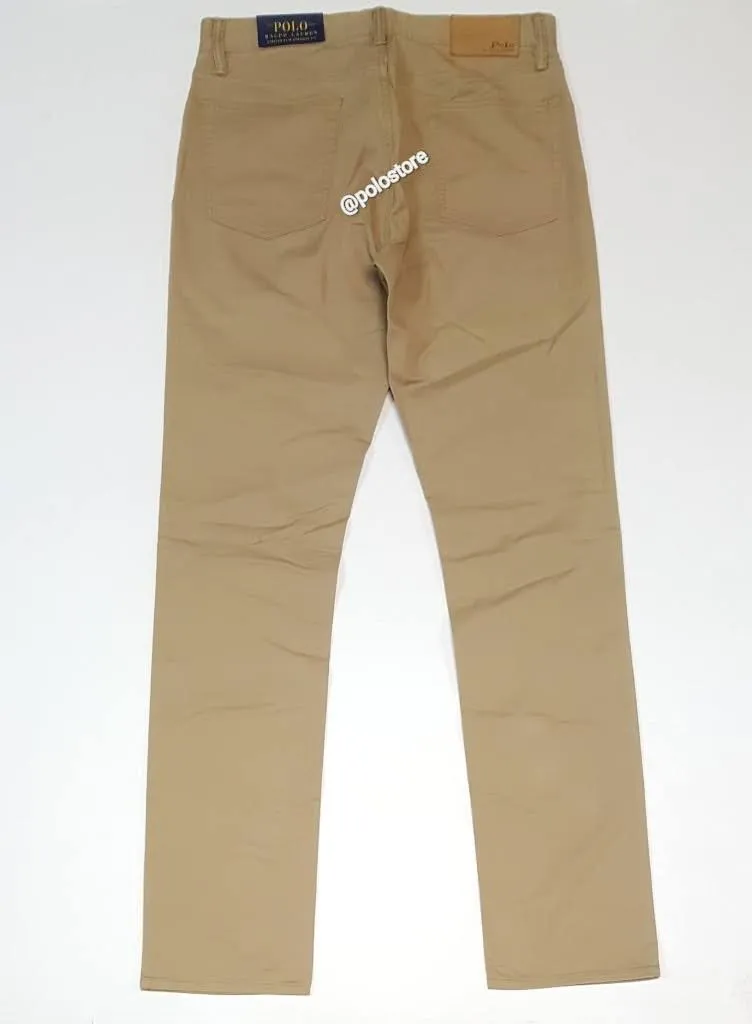 Nwt Polo Ralph Lauren Khaki Stretch Slim Straight Fit Jeans