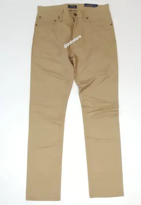 Nwt Polo Ralph Lauren Khaki Stretch Slim Straight Fit Jeans