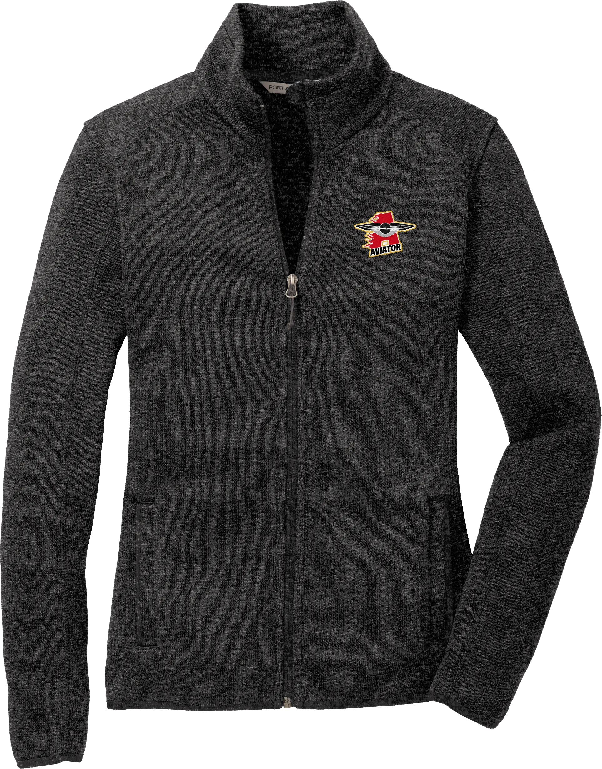 NY Aviators Ladies Sweater Fleece Jacket