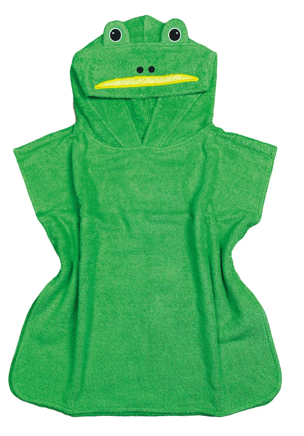 Organic Cotton Bath Poncho - Frog