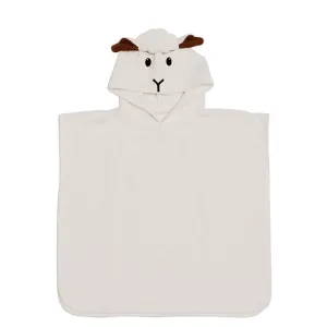 Organic Cotton Bath Poncho - Sheep