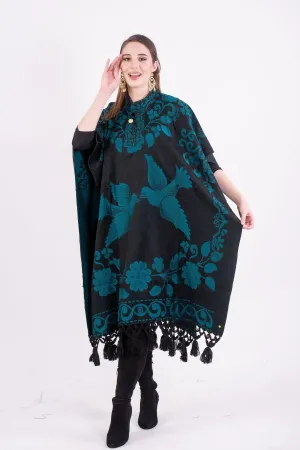 Palomas Poncho Teal