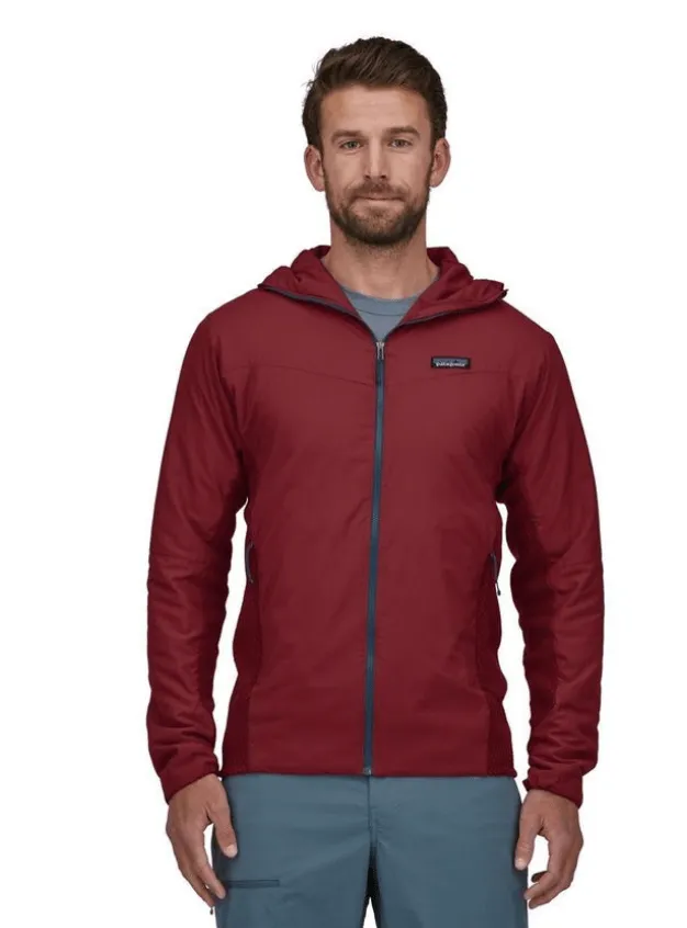 Patagonia Nano-Air Light Hybrid Hoody Wax Red M