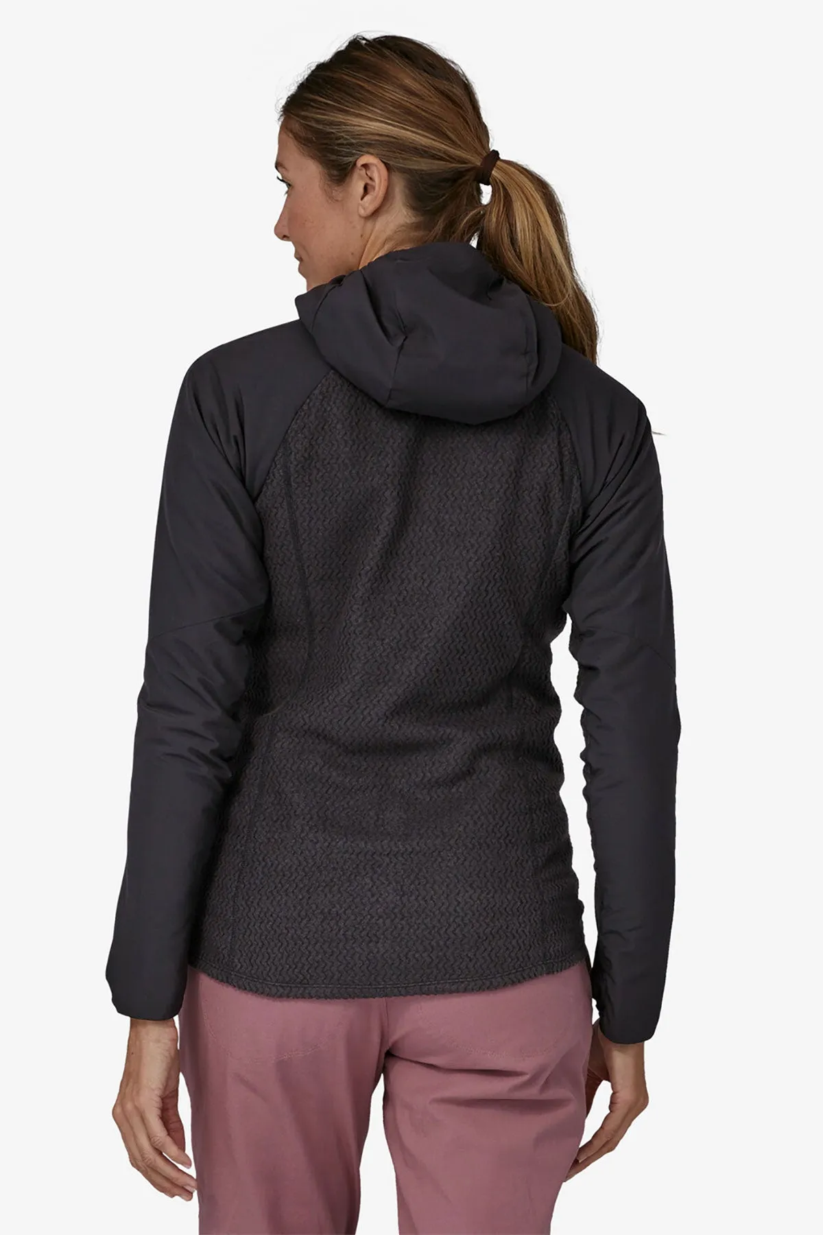 Patagonia Womens Nano-Air Light Hybrid Custom Hoodies, Black