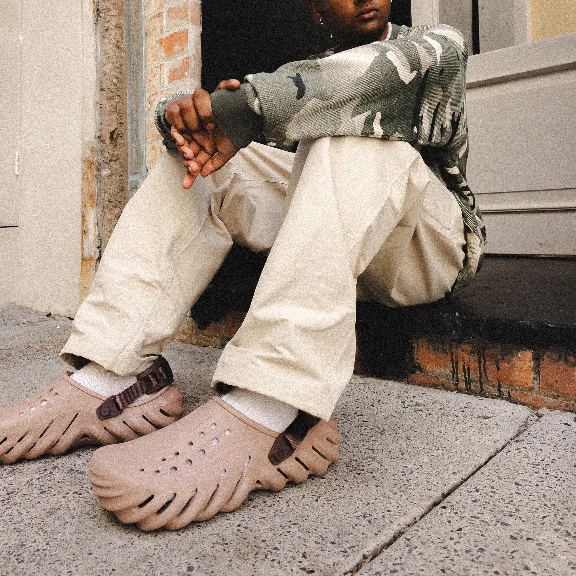 Patta Belted Tactical Chino White Pepper