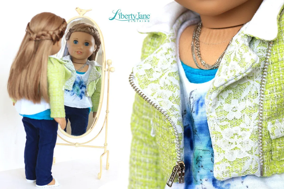 Peleton Jacket 18" Doll Clothes Pattern