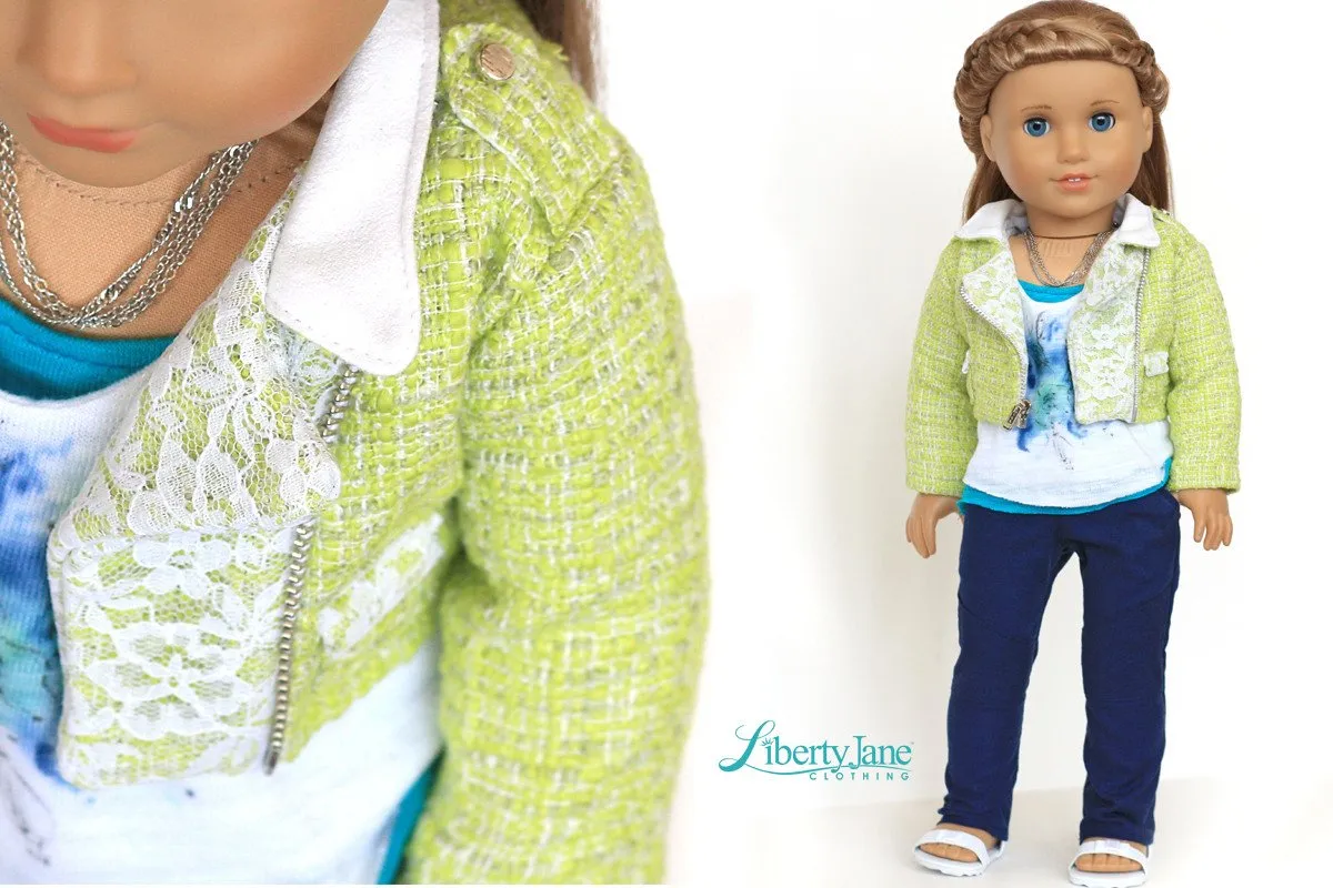 Peleton Jacket 18" Doll Clothes Pattern