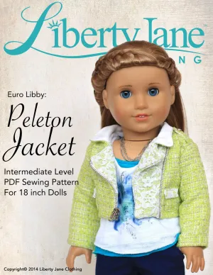 Peleton Jacket 18" Doll Clothes Pattern