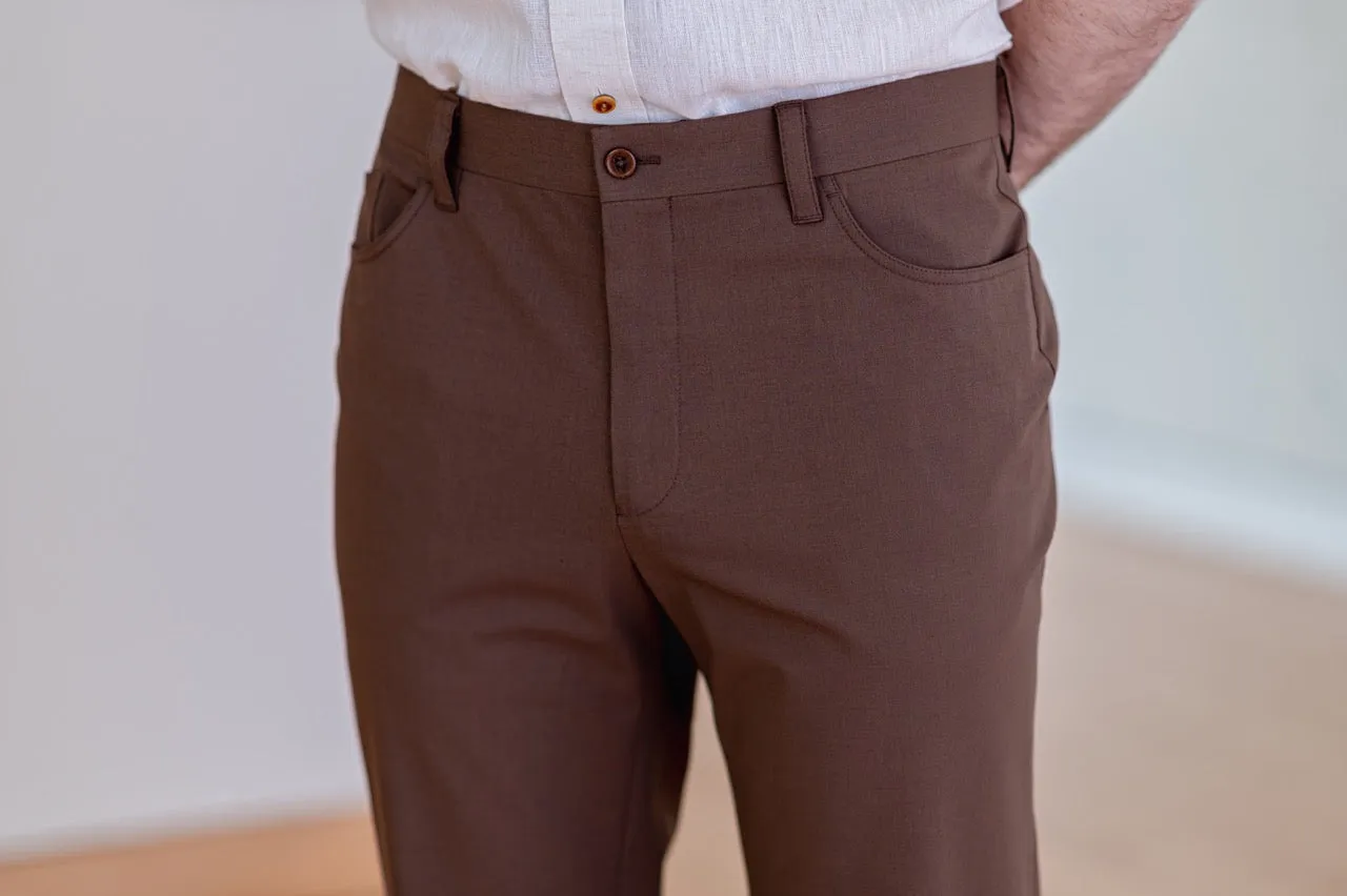 Performance Pants - Dark Brown