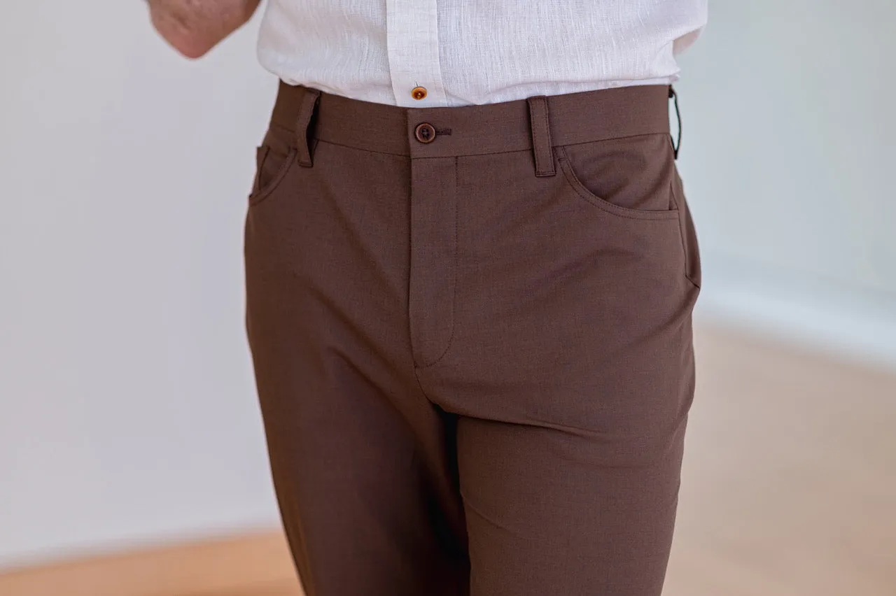 Performance Pants - Dark Brown