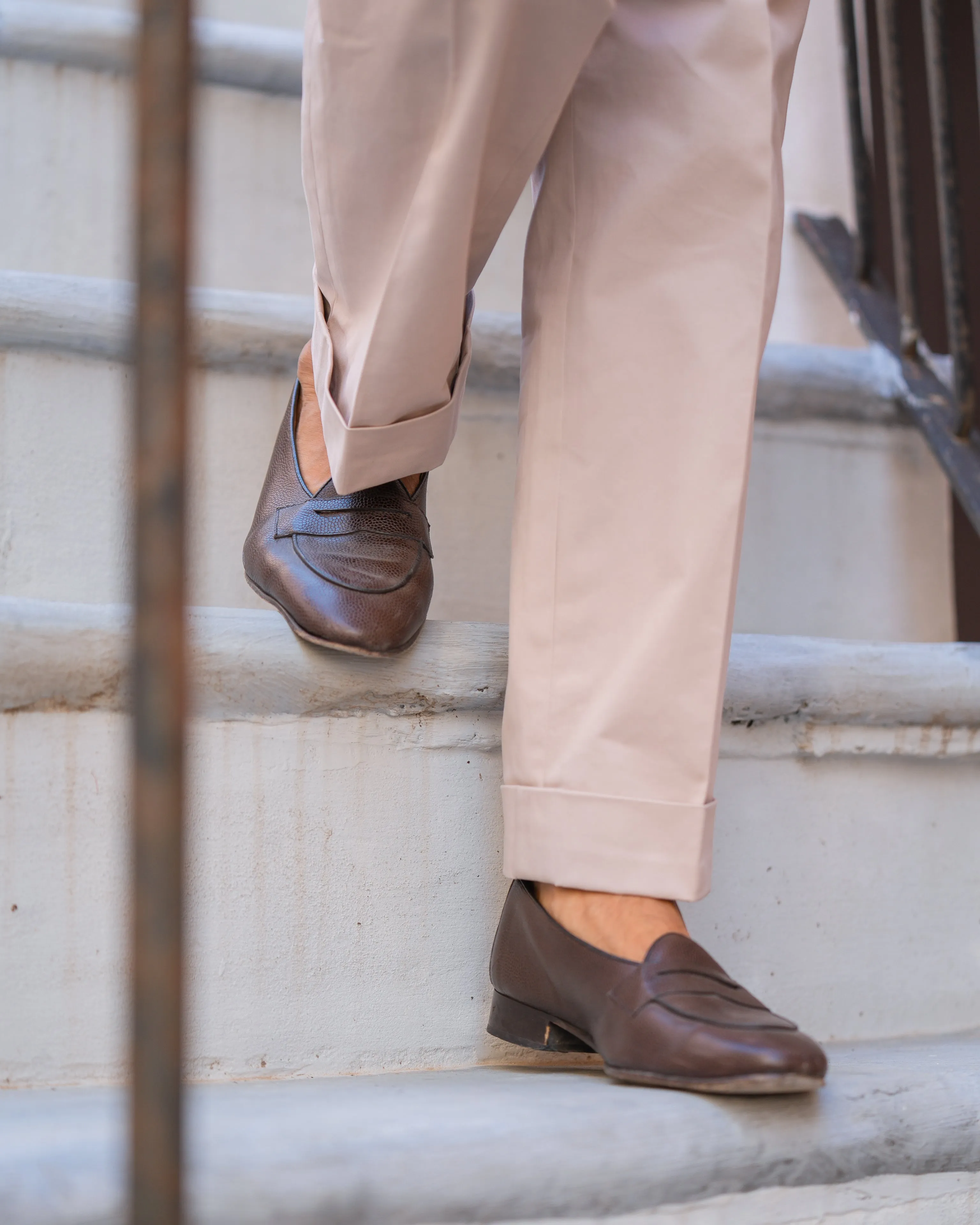 Pleated Pastel Pink Dress Pant