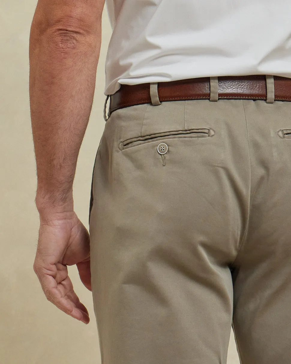 R51 Pant - Flex Terry Comfort Stretch Chino - Taupe