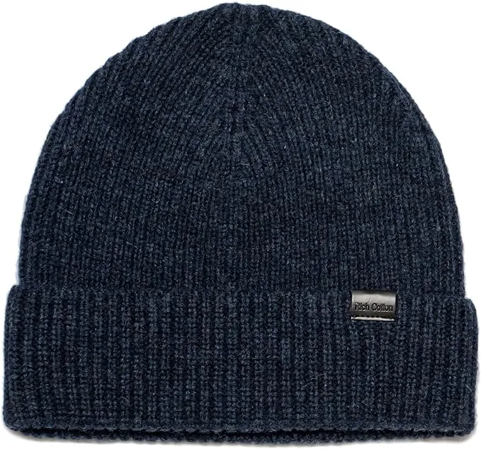 Rich Cotton Unisex Knit Cuffed Beanie Winter Hat