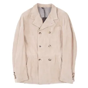 Rifugio Wool-Lined Suede Short Coat